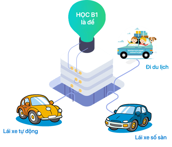 Sở hữu bằng lái xe B1 sẽ giúp bạn có thể điều khiển nhiều dòng xe khác nhau