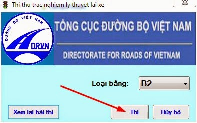 Đăng ký tham gia thi thử lý thuyết lái xe B2 để có kinh nghiệm